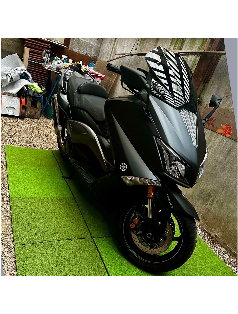 Telo Coprimoto Impermeabile Rebeca Shop Per Yamaha T-Max - In PVC Con Interno Felpato, Anti-Graffio - Foto 7