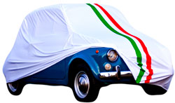 Telo copriauto Fiat 500 d'epoca